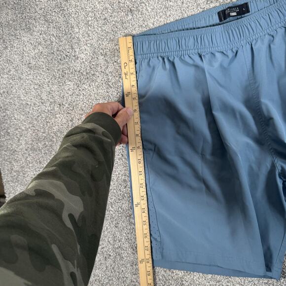 Balance Collection Shorts Mens Large Blue Athletic Running 7 in Inseam BC003794 - Picture 9 of 16